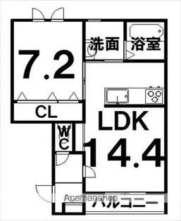 ONESELF【2階】の間取り